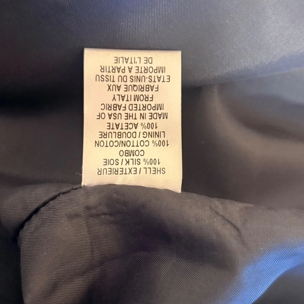 Milly Marcela Silk Purple Black Striped Sleeveless Sheath Dress Side Drape Sz 4 - Picture 13 of 15